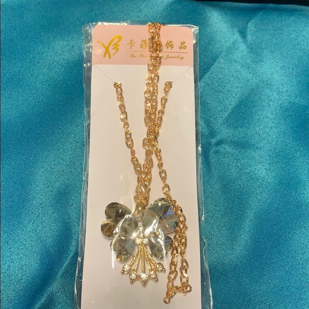 🔥4 hearts and a rose necklace - Picture 7 of 8